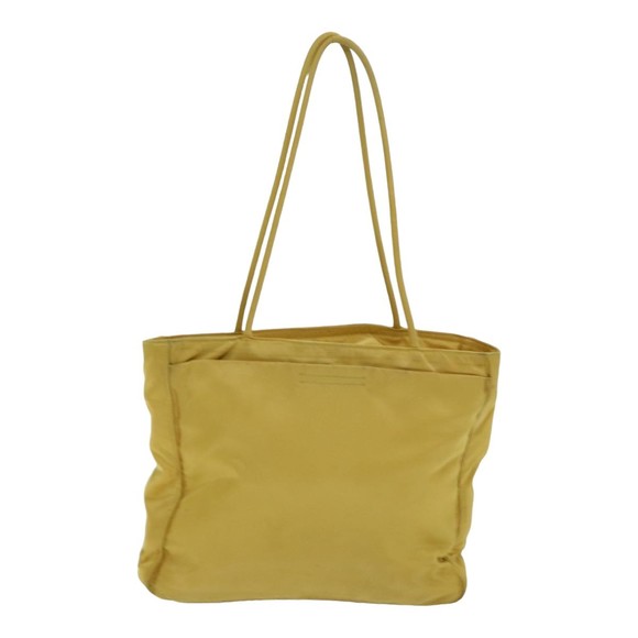 PRADA Tote Bag Nylon Yellow Silver Auth 84670 - Picture 13 of 16